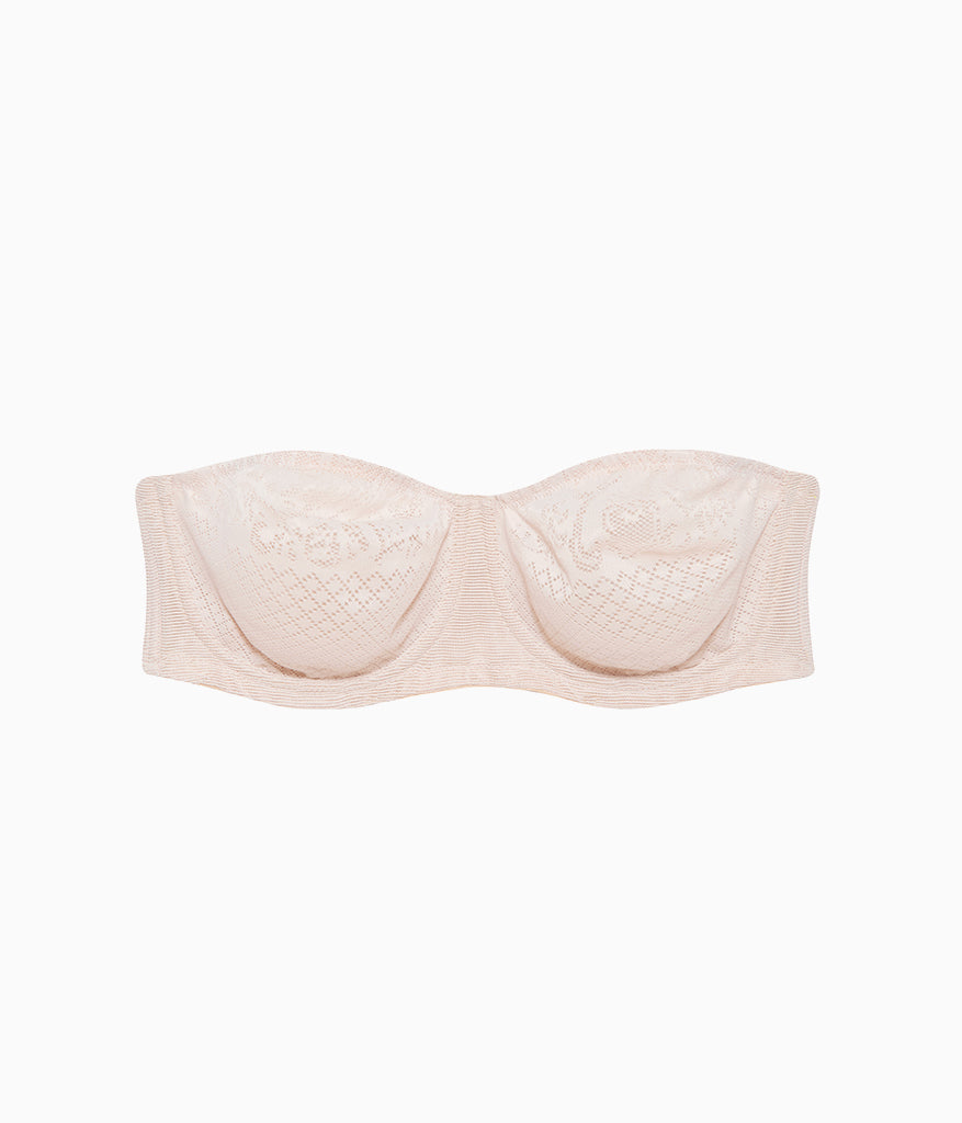 Visual Effects Strapless Minimizer Bra - Sand