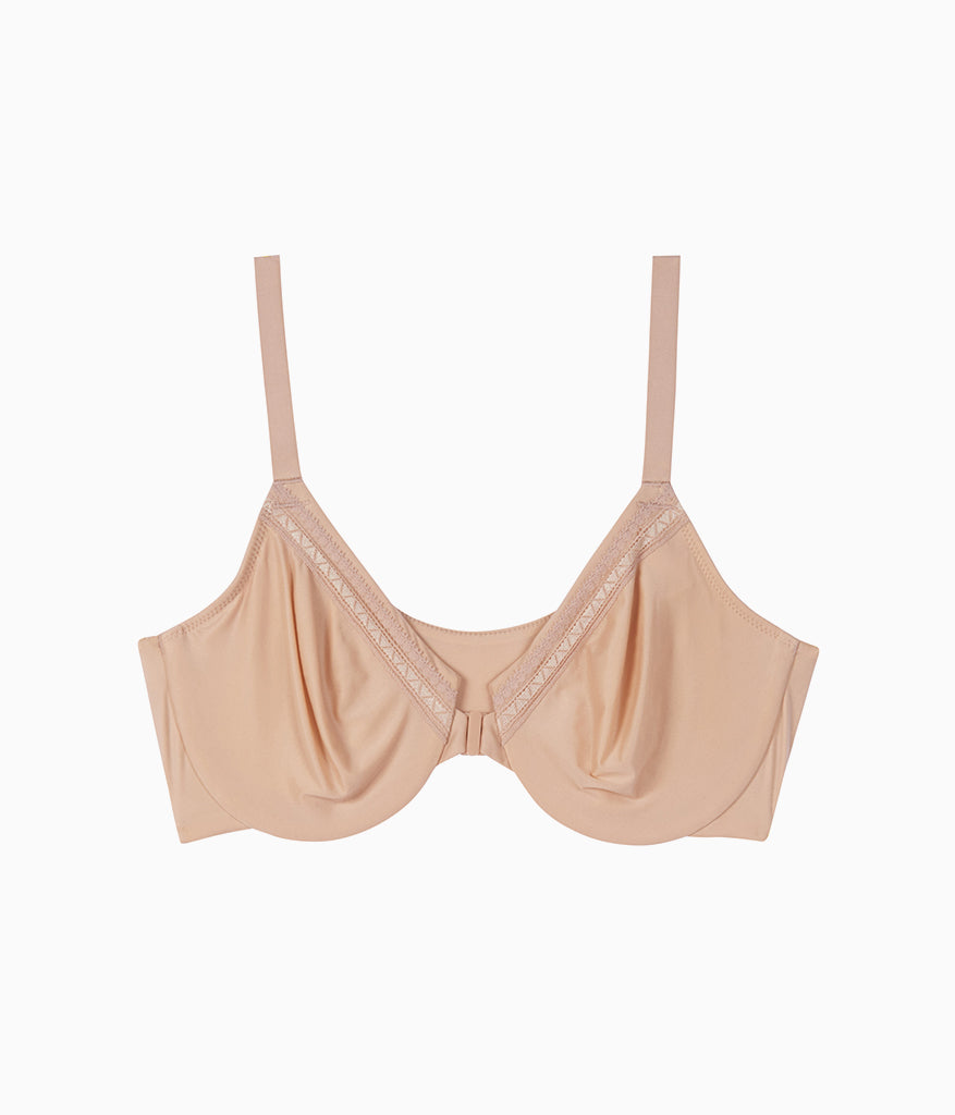 Perfect Primer Front Close Underwire Bra - Sand