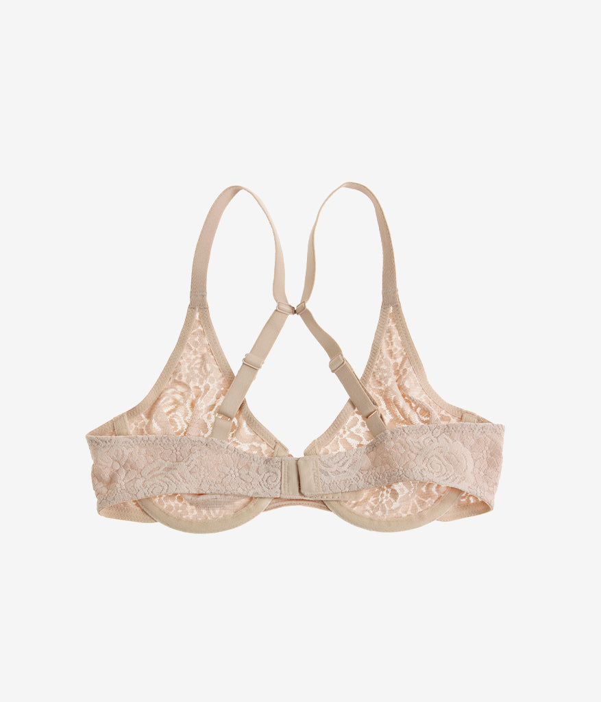 Halo Lace Underwire Bra - Sand