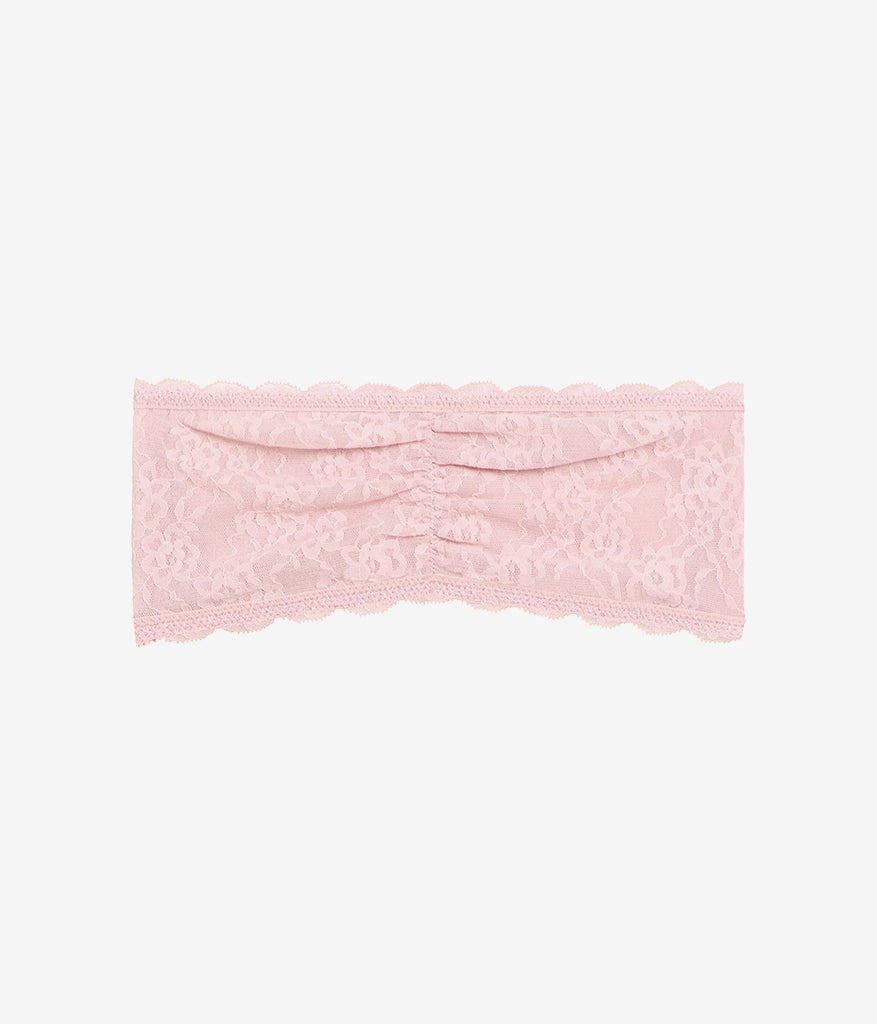 Effortlessly Lace Bandeau - Blush Pink