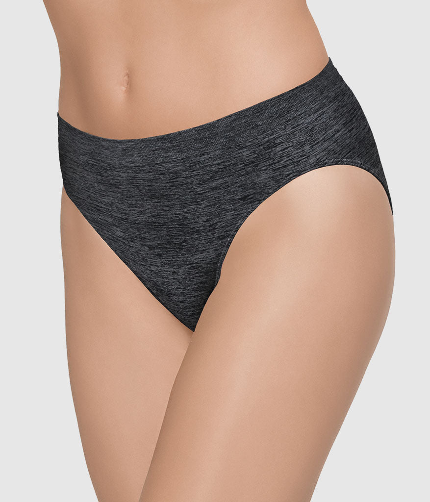 B-Smooth® Seamless Hi-Cut - Charcoal Heather