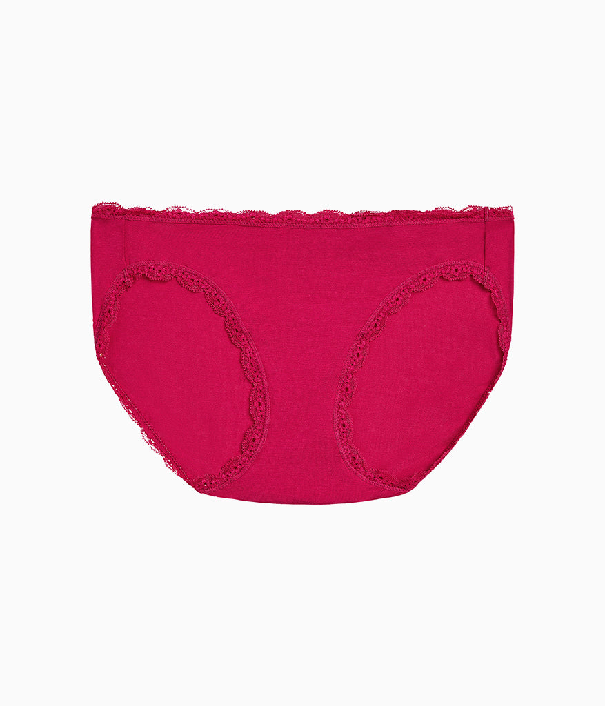 Inspired Eyelet Bikini - Cerise