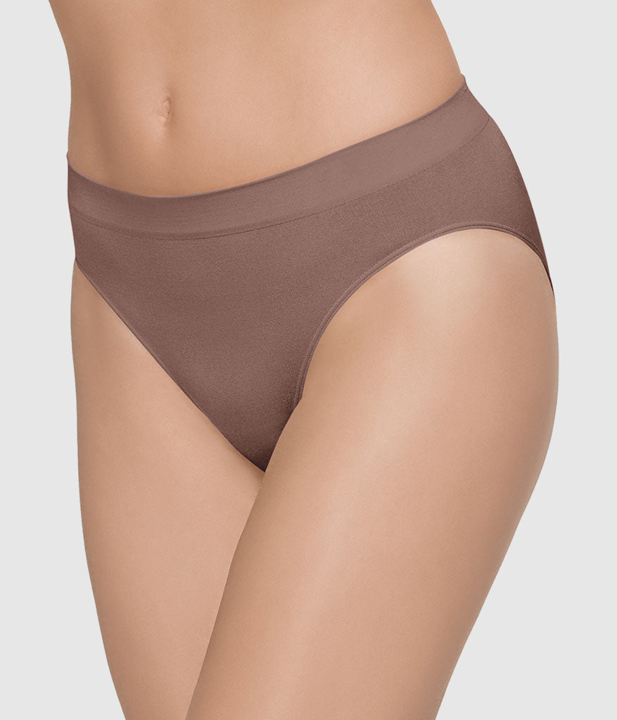 B-Smooth® Seamless Hi-Cut - Deep Taupe