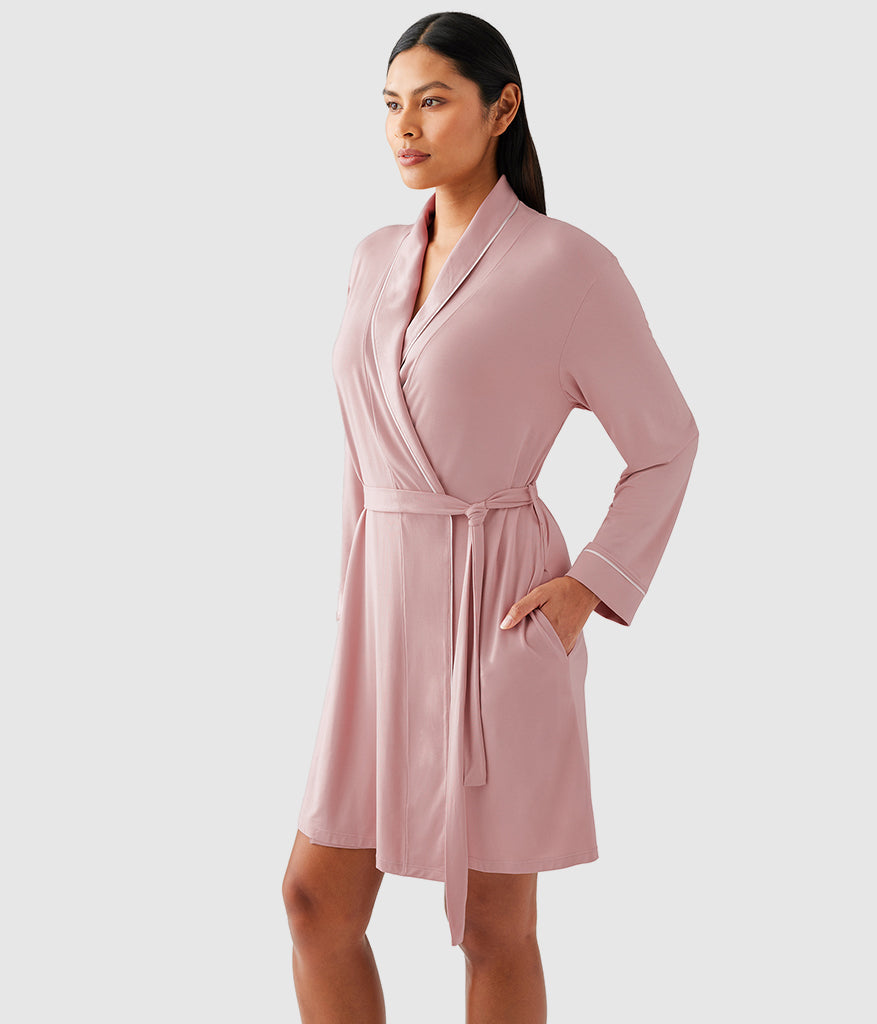 Lease to Lounge Robe - Blush Pink