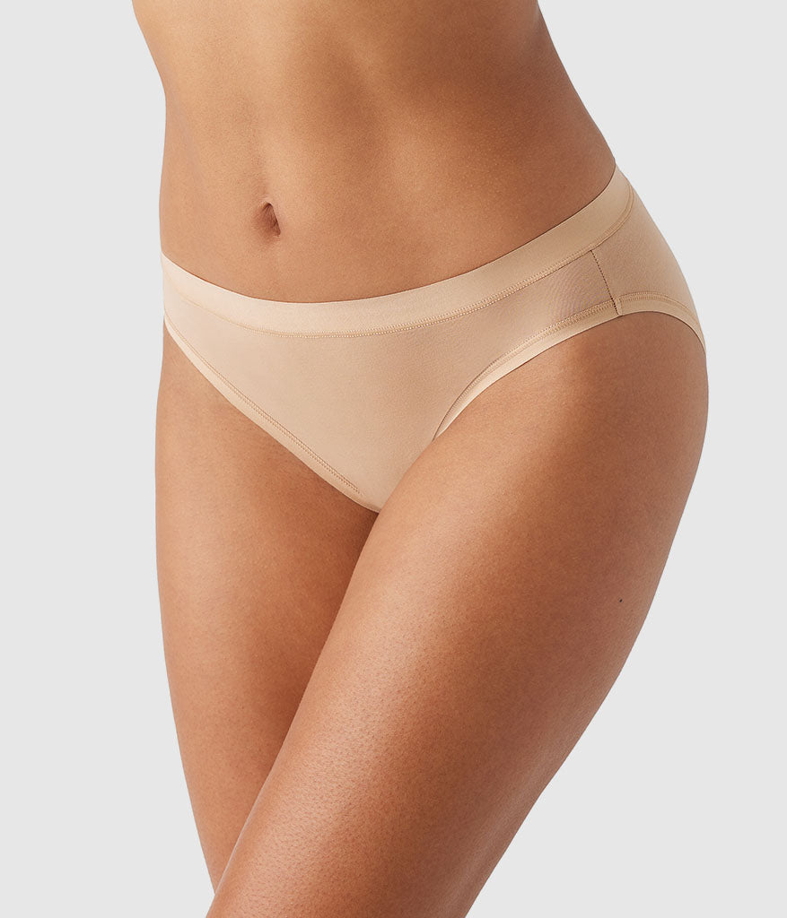 Understated Cotton Bikini - Praline