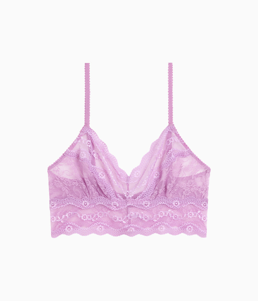 Lace Kiss Bralette - Smoky Grape