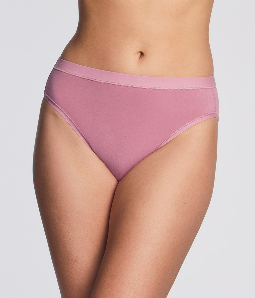 Understated Cotton Hi-Cut - Lilas