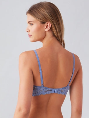 Feeling Famous Wire Free Push Up Bra - Night/Angel Wing