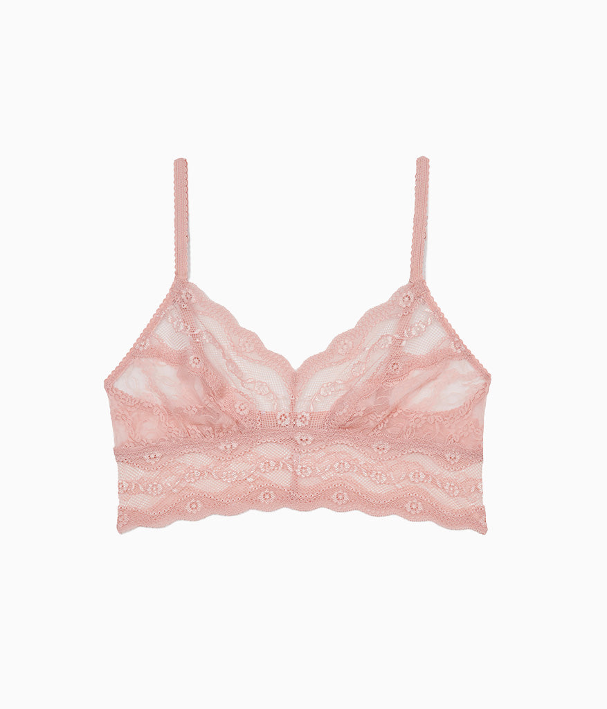 Lace Kiss Bralette - Rose Smoke