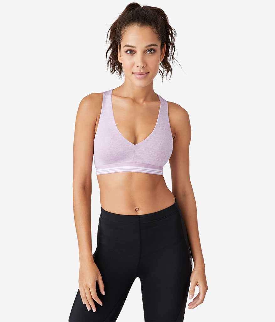b.active Racerback Sport Bralette - Lavender Herb Heather