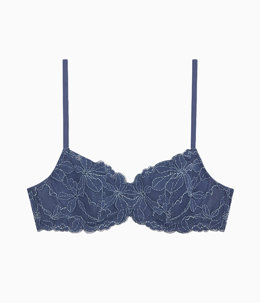 Feeling Famous Balconette Contour Bra - Crown Blue/ Blue Glow