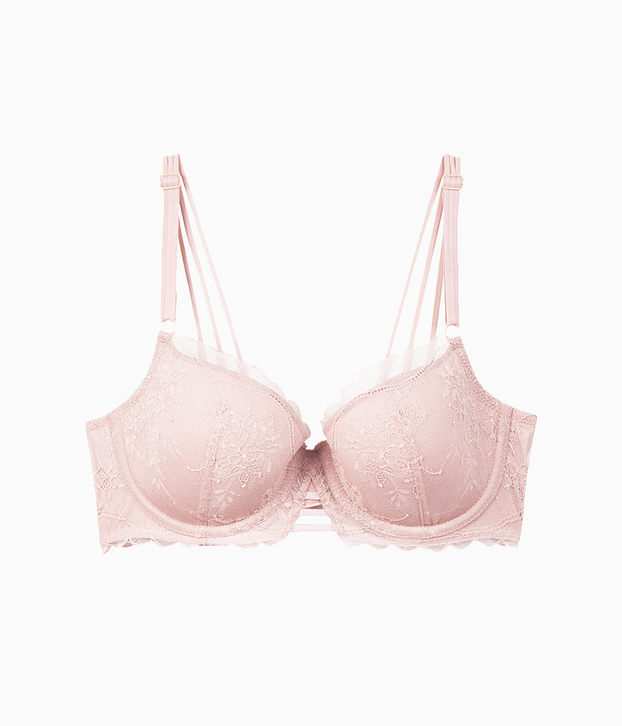 No Strings Attached Contour Bra - Blush Pink