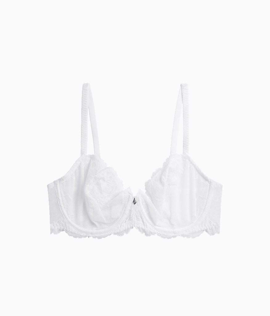 Vivid Attraction Underwire Bra - White