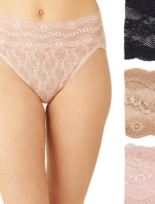 Lace Kiss Hi-Leg Panty Pack - Rose Smoke/Au Natural/Night