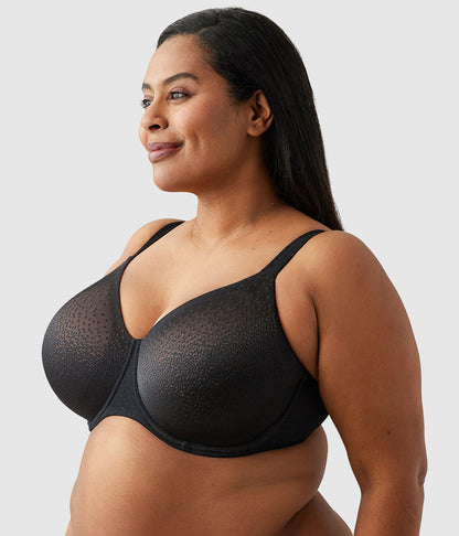 Back Appeal® H-K Cup Underwire Bra - Black