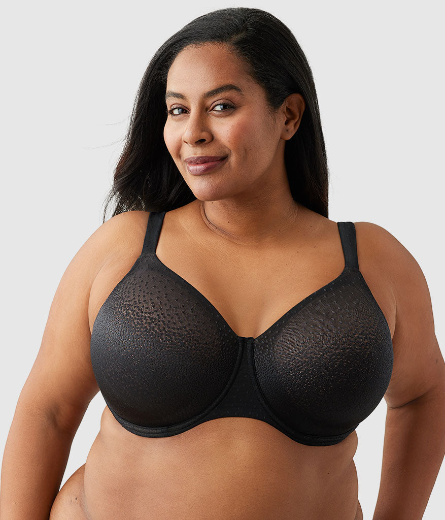 Back Appeal® H-K Cup Underwire Bra - Black