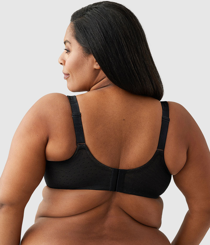 Back Appeal® H-K Cup Underwire Bra - Black