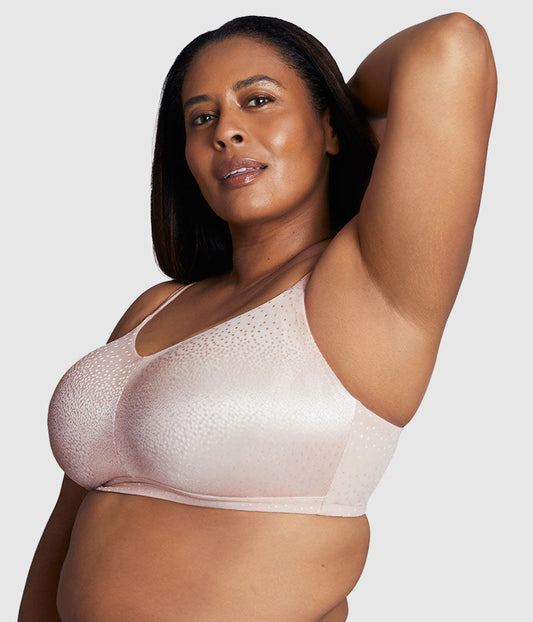 Back Appeal® H-K Cup Wire Free Bra - Rose Dust