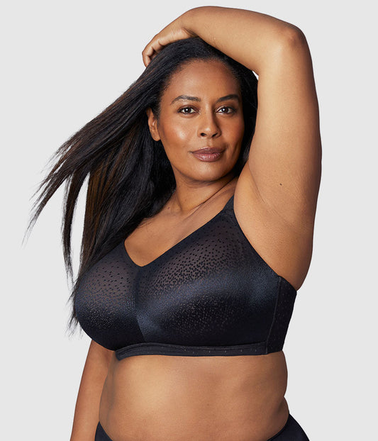 Back Appeal® H-K Cup Wire Free Bra - Black