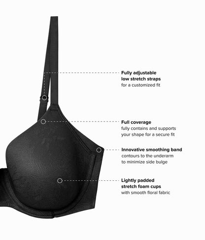 Taking Sides T-Shirt Bra - Black