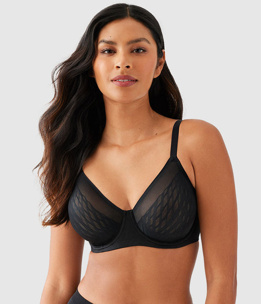 Elevated Allure Underwire Bra - Black