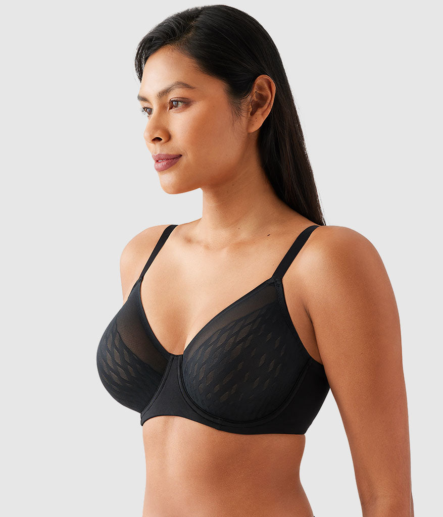 Elevated Allure Underwire Bra - Black