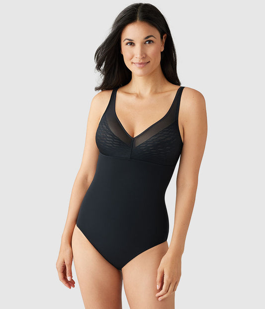 Elevated Allure Wire Free Shaping Body Briefer - Black