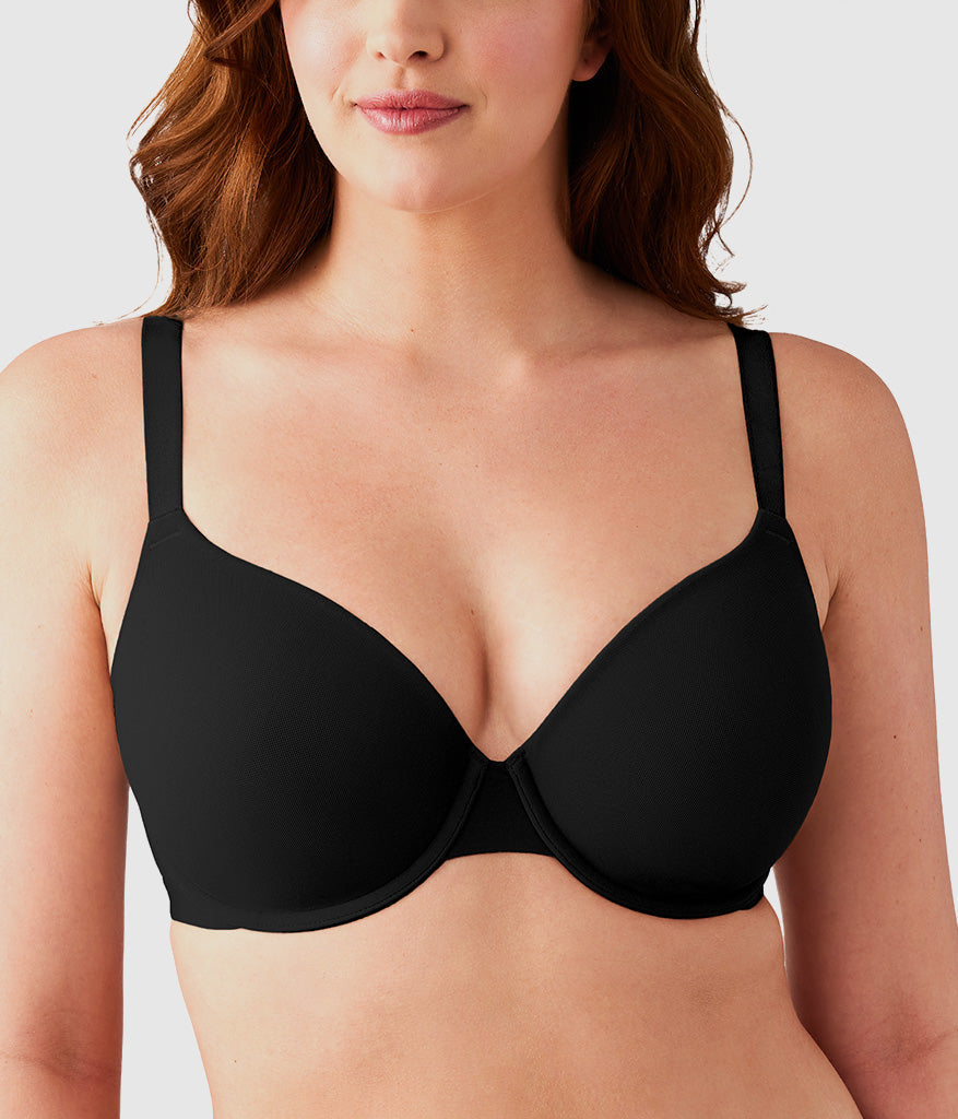 Shape Revelation® Shallow Top Underwire T-Shirt Bra - Black