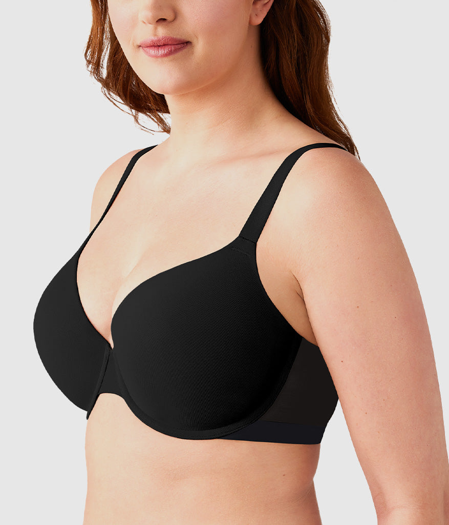 Shape Revelation® Shallow Top Underwire T-Shirt Bra - Black