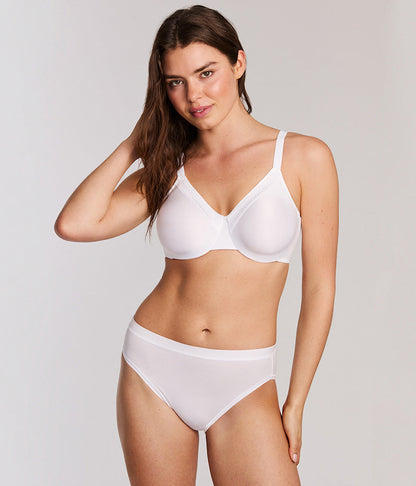 Perfect Primer Full Figure Underwire Bra - White