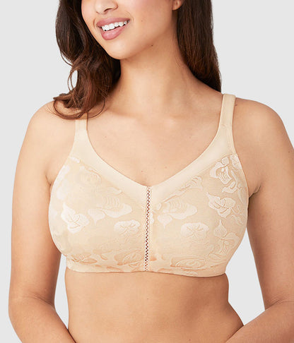 Awareness Full Figure Seamless Wire Free Bra - Sand