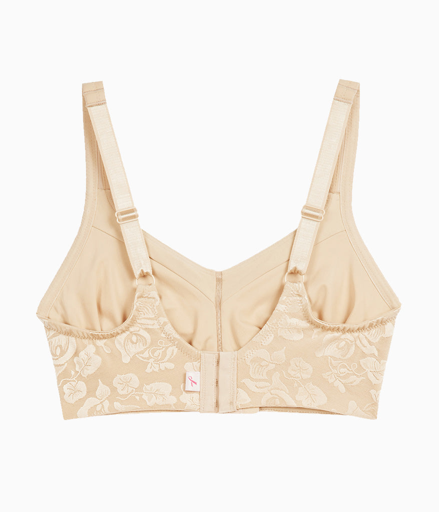 Awareness Full Figure Seamless Wire Free Bra - Sand