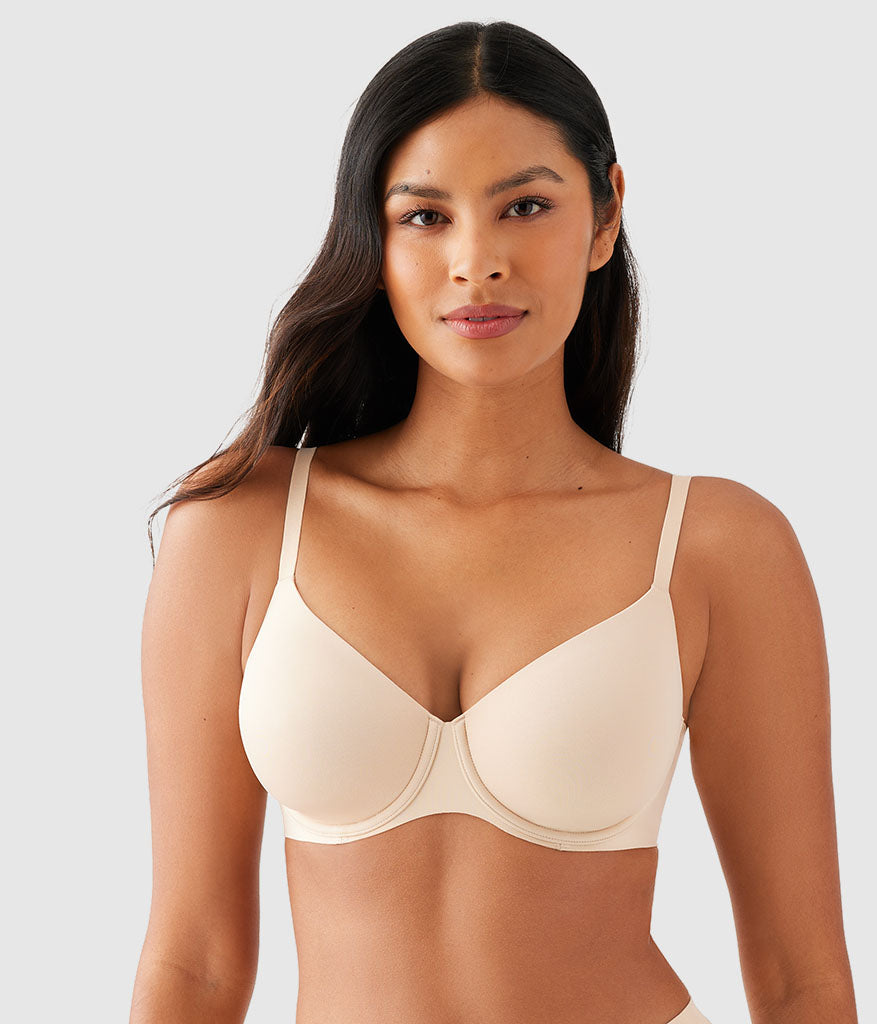 Sleek Standard Underwire Bra - Sand