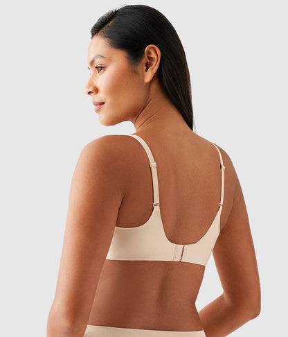 Sleek Standard Underwire Bra - Sand