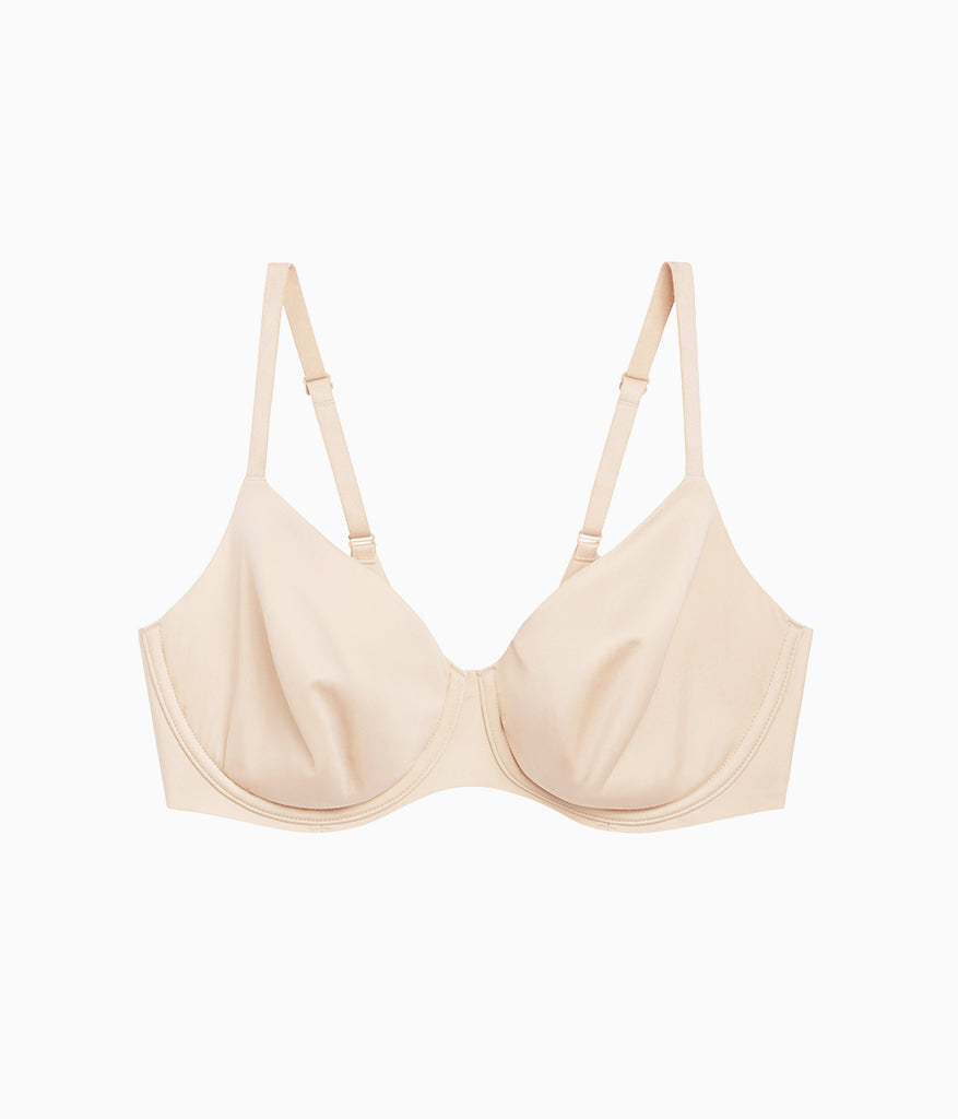 Sleek Standard Underwire Bra - Sand