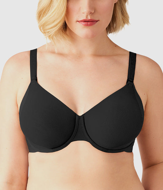 Shape Revelation® Uneven Underwire Bra - Black