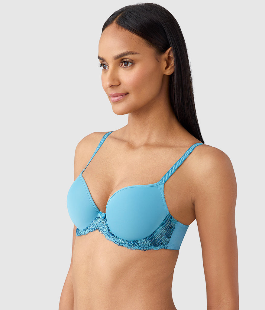 La Femme Underwire T-Shirt Bra - Adriatic Blue