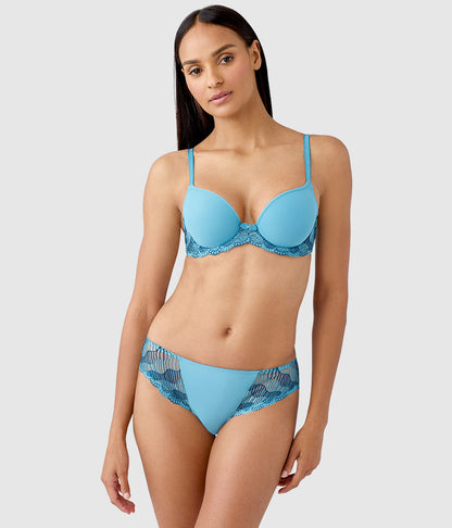 La Femme Underwire T-Shirt Bra - Adriatic Blue