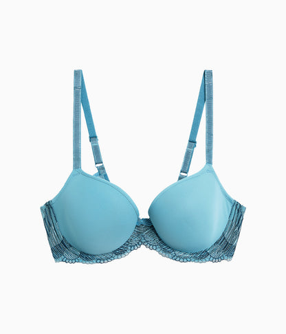 La Femme Underwire T-Shirt Bra - Adriatic Blue