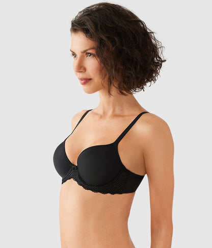 La Femme Underwire T-Shirt Bra - Black