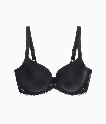 La Femme Underwire T-Shirt Bra - Black