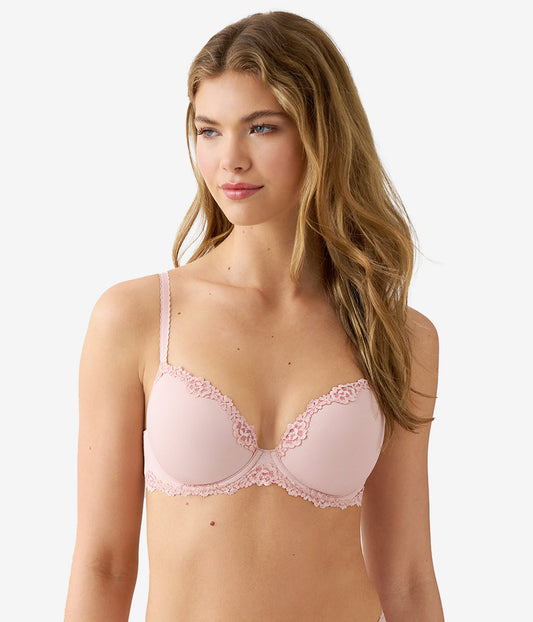 Future Foundation with Lace T-Shirt Bra - Rose Smoke