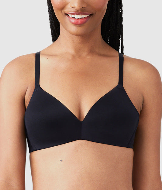 Future Foundation Wire Free T-Shirt Bra with Lace - Night