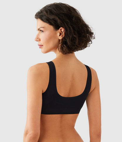 B-Smooth® Front Close Bralette - Black