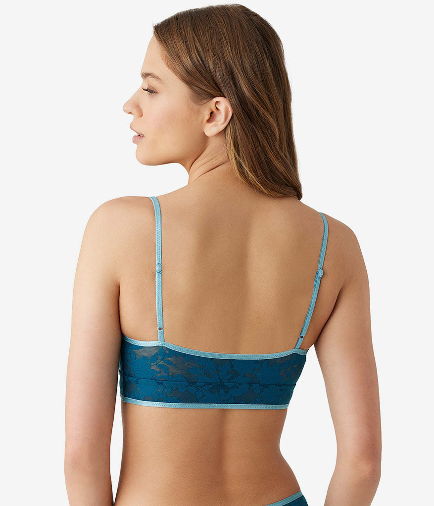 Shadow Scene Bralette - Blue Coral