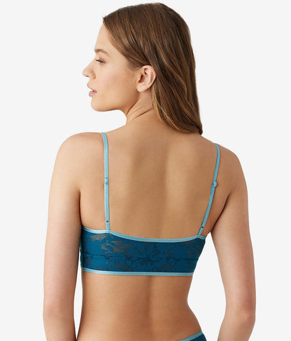 Shadow Scene Bralette - Blue Coral