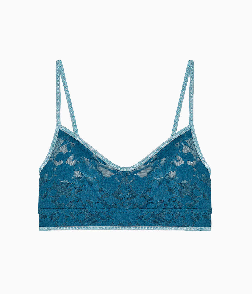 Shadow Scene Bralette - Blue Coral