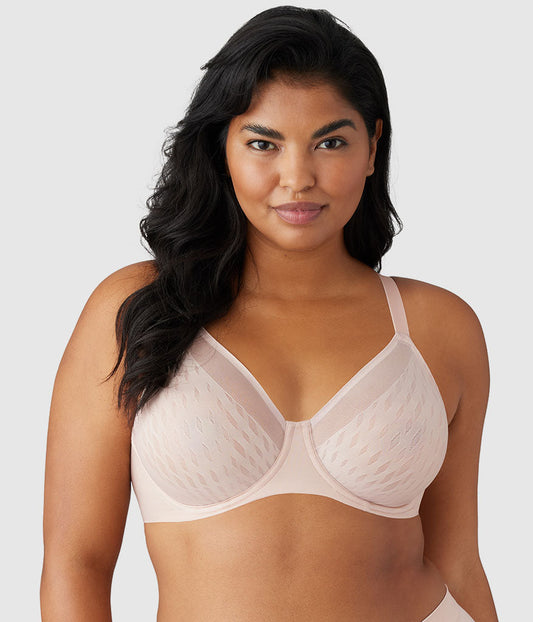 Elevated Allure Underwire Bra - Rose Dust