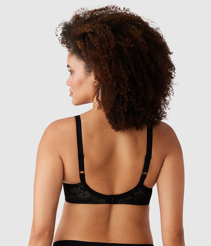 Lace Finesse T-Shirt Bra - Black/Toast