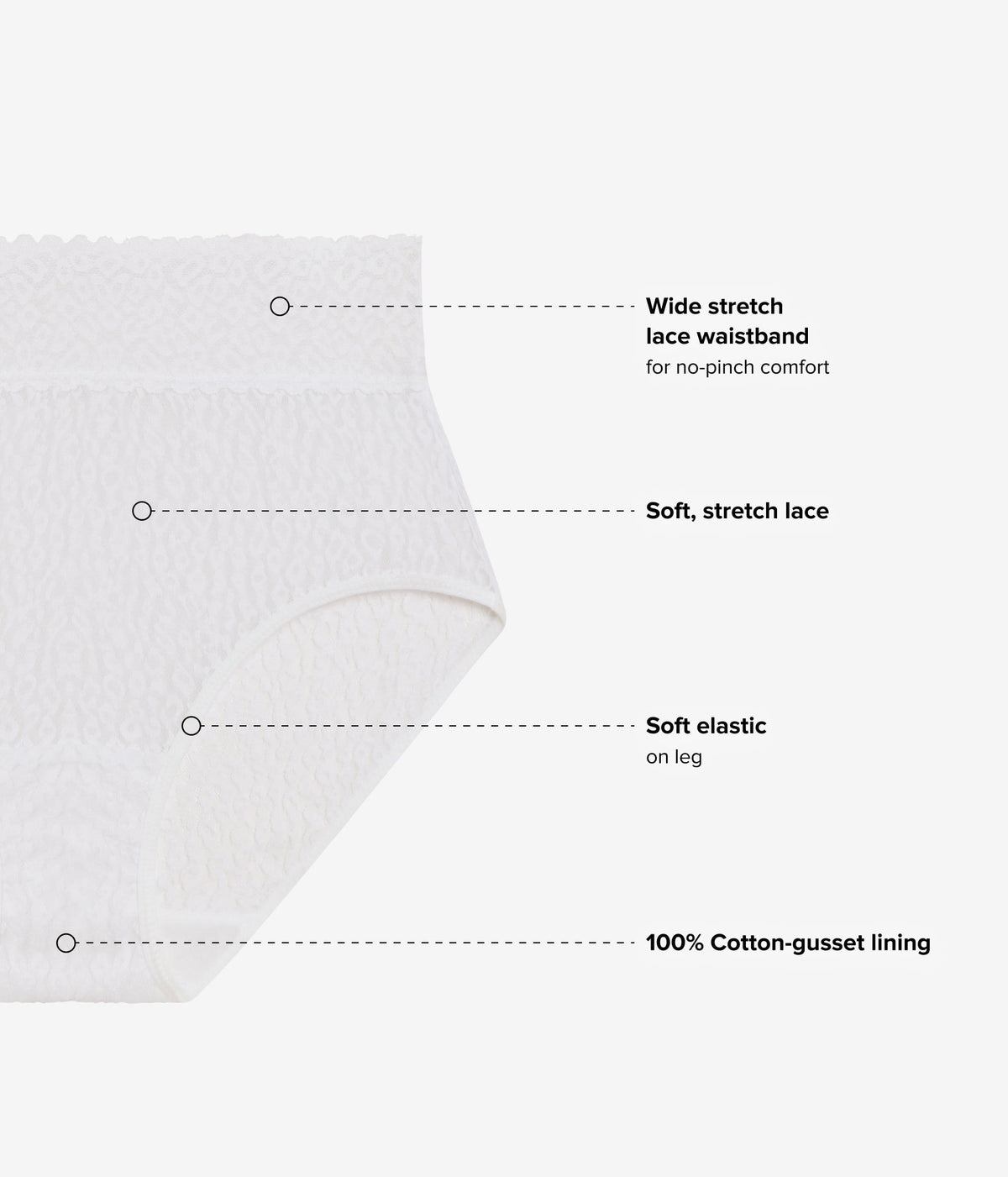 High Bar™ Brief - White